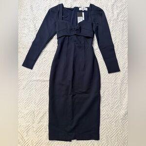 Elliatt Navy Long-Sleeve Dress